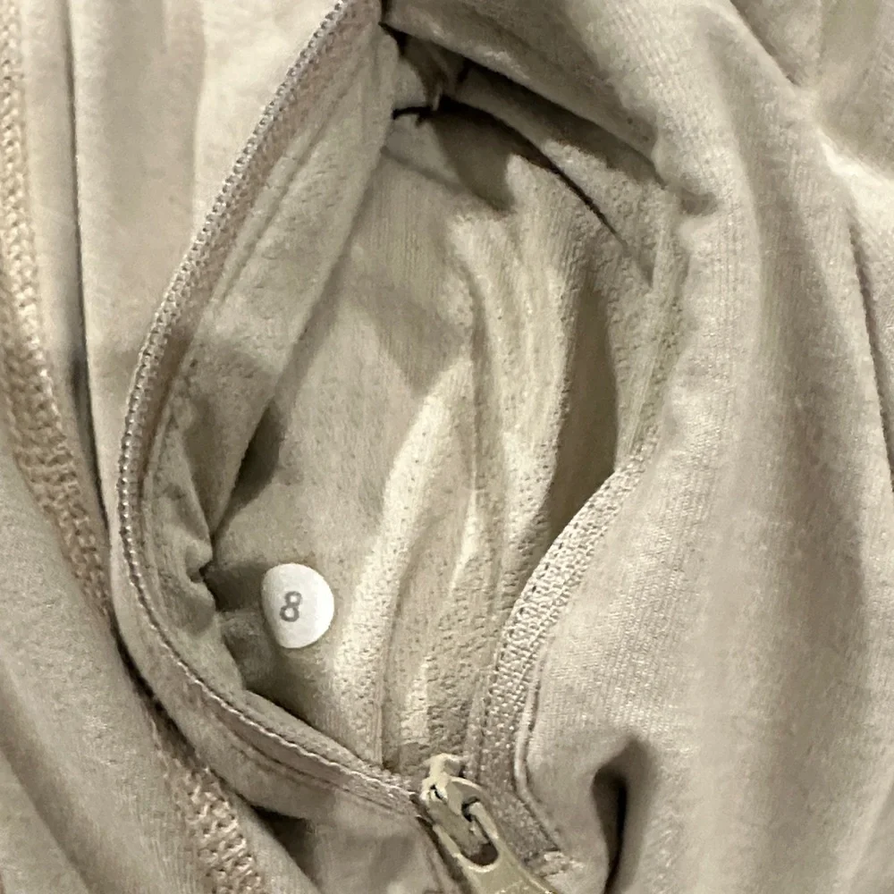 Lululemon Beige Zip Hoodie - Picture 5 of 5
